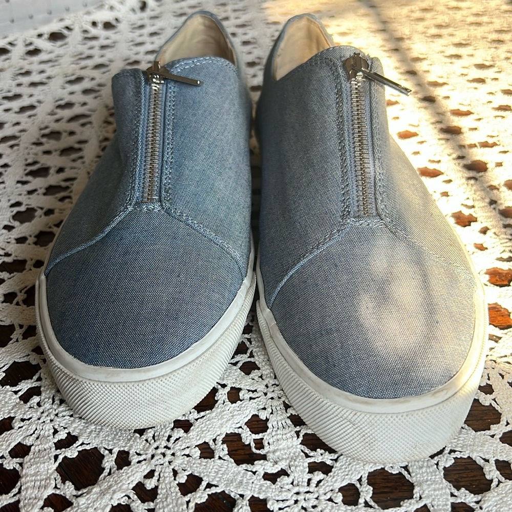 Denim sneakersr Lafayette 148 size 10 M